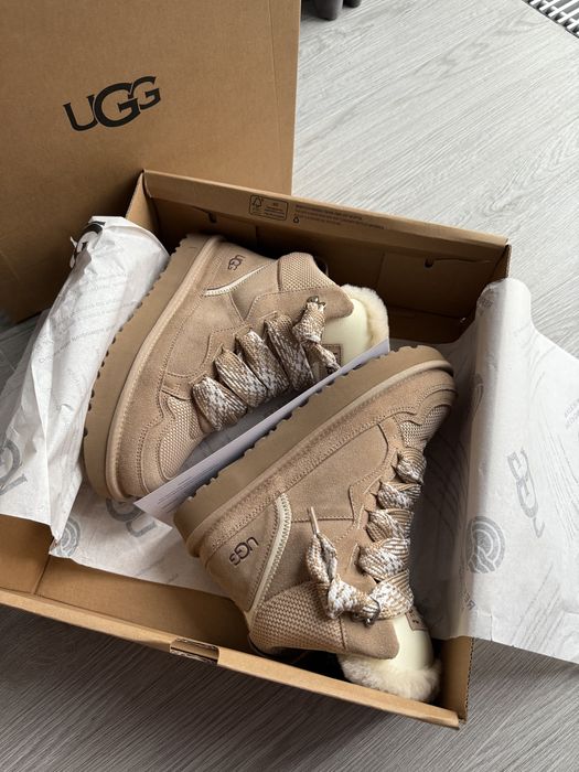 Оригинал Зимние Кроссовки Avstralia UGG Lowmel Sneaker High beige