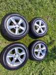 Alufelgi 5x100  plus nowe opony zimowe