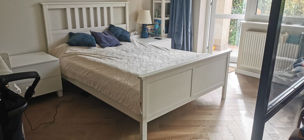 Łóżko, sypialnia 140x200 Ikea hemnes