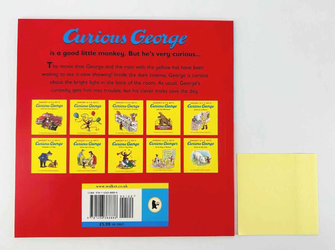 NOWA	Curious George Goes to a Movie Book Ciekawski George po angielsku