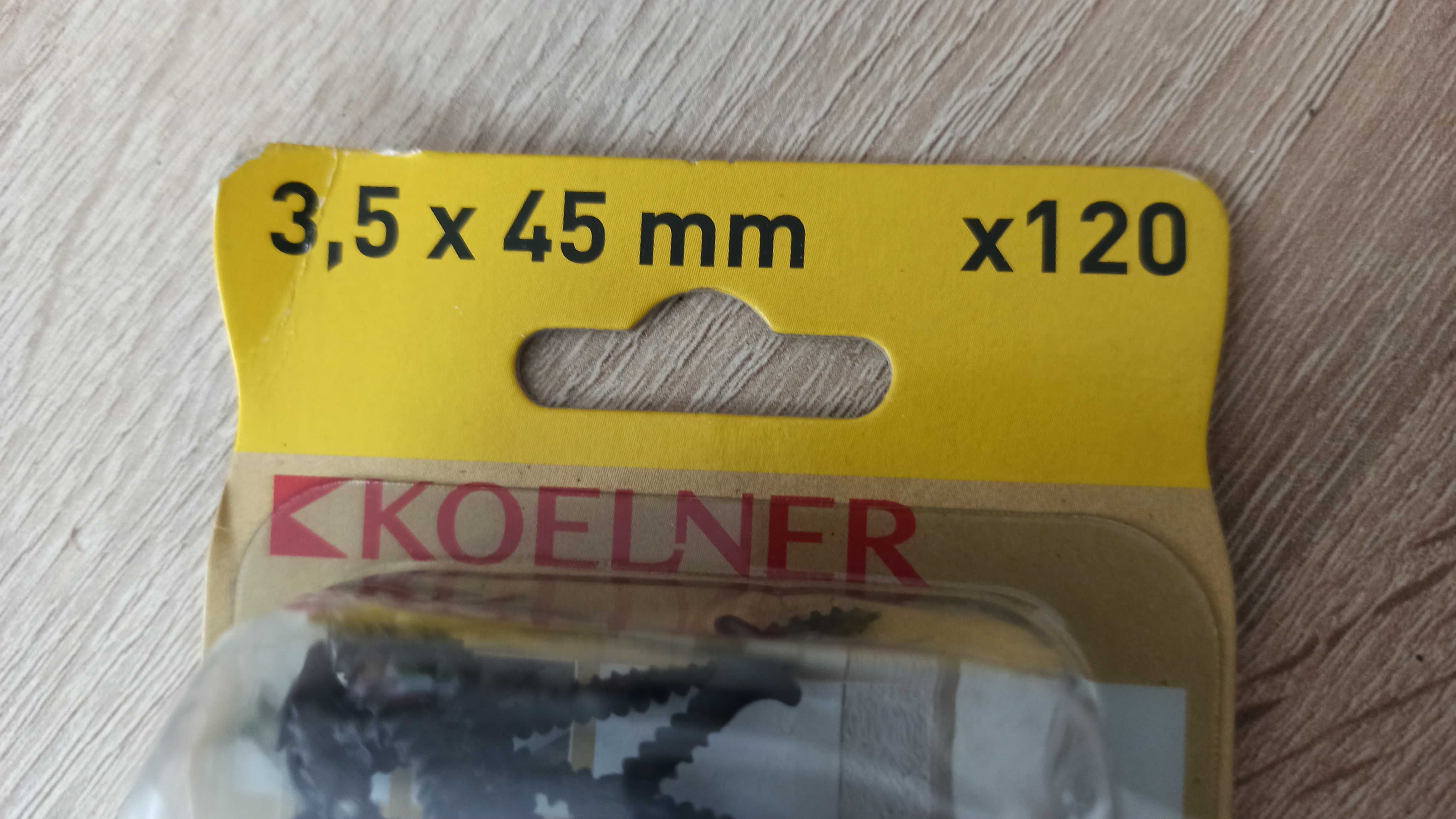Wkręty do metalu foswatowane, płyt g-k Koelner 3,5 x 45 mm 117 szt.
