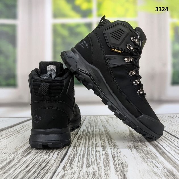 Черевики чоловічі зимові YIKE чорні