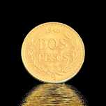 2 Pesos Mexico 1945 Gold Coin