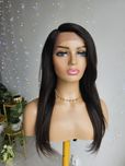 Naturalna długa peruka Aga w 100% włosy z włosów naturalnych lacefront