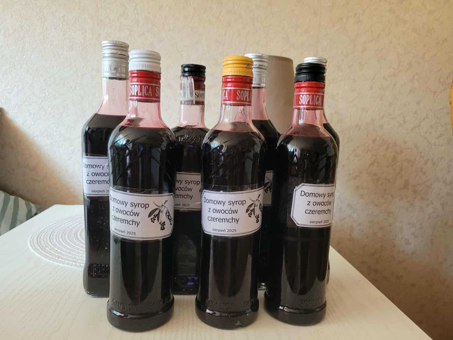 Syrop z owoców czeremchy domowy 500 ml 2025r