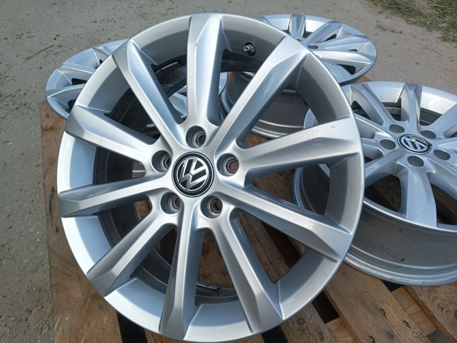 Легкосплавні диски 5 112 R17 Фольксваген титани Р17
