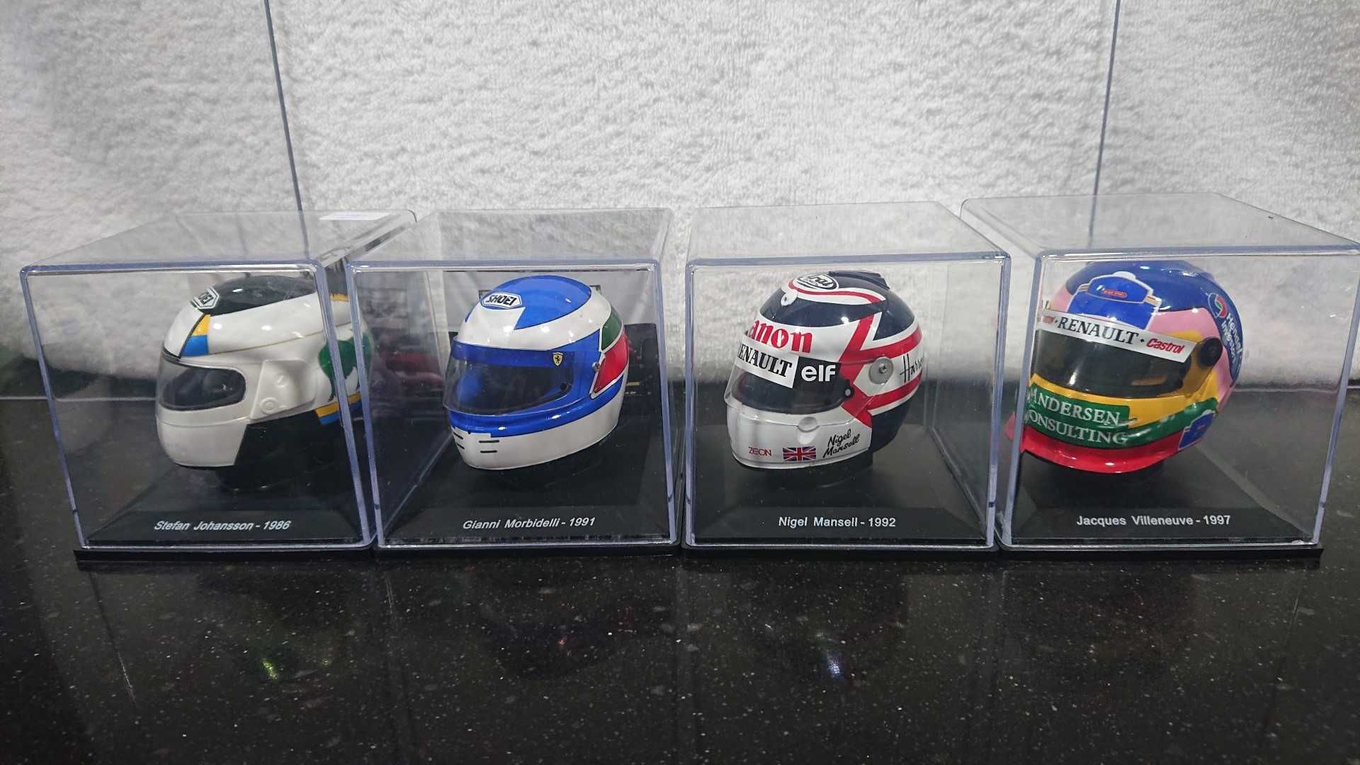 35 Capacetes Pilotos F1 - SPARK (Escala 1/5)
