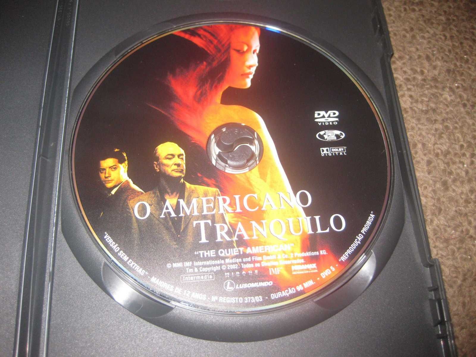 DVD "O Americano Tranquilo" com Michael Caine