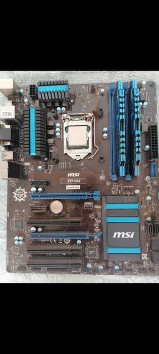 Sprzedam zestaw i7 4770k wraz z plytą z97g43 i ramem 2400cl11