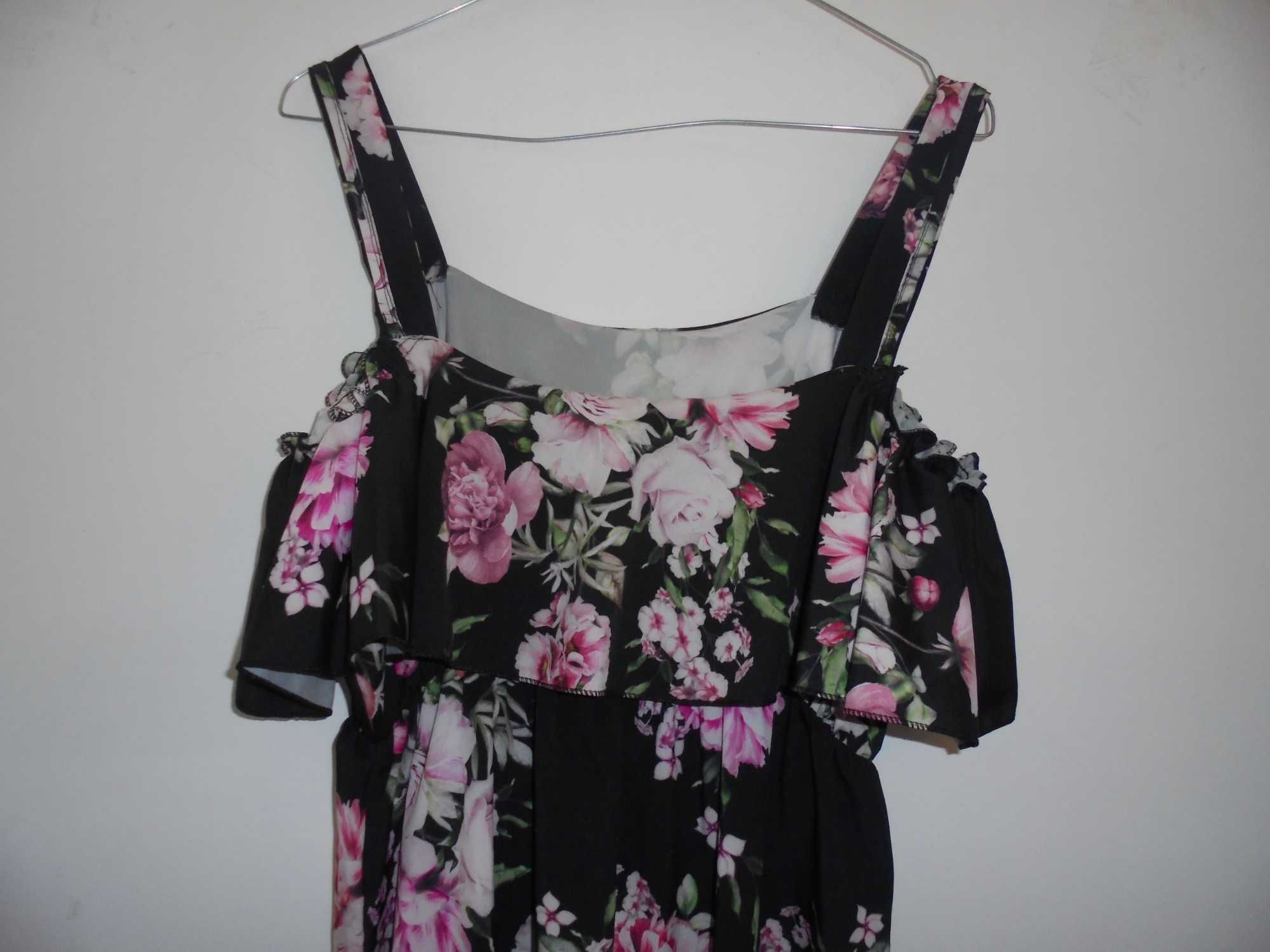 vestido de senhora muito florido