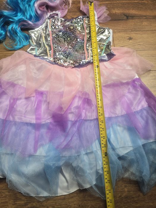 Sukienka jednorożec przebranie 8 - 10 lat 128, 134, 140