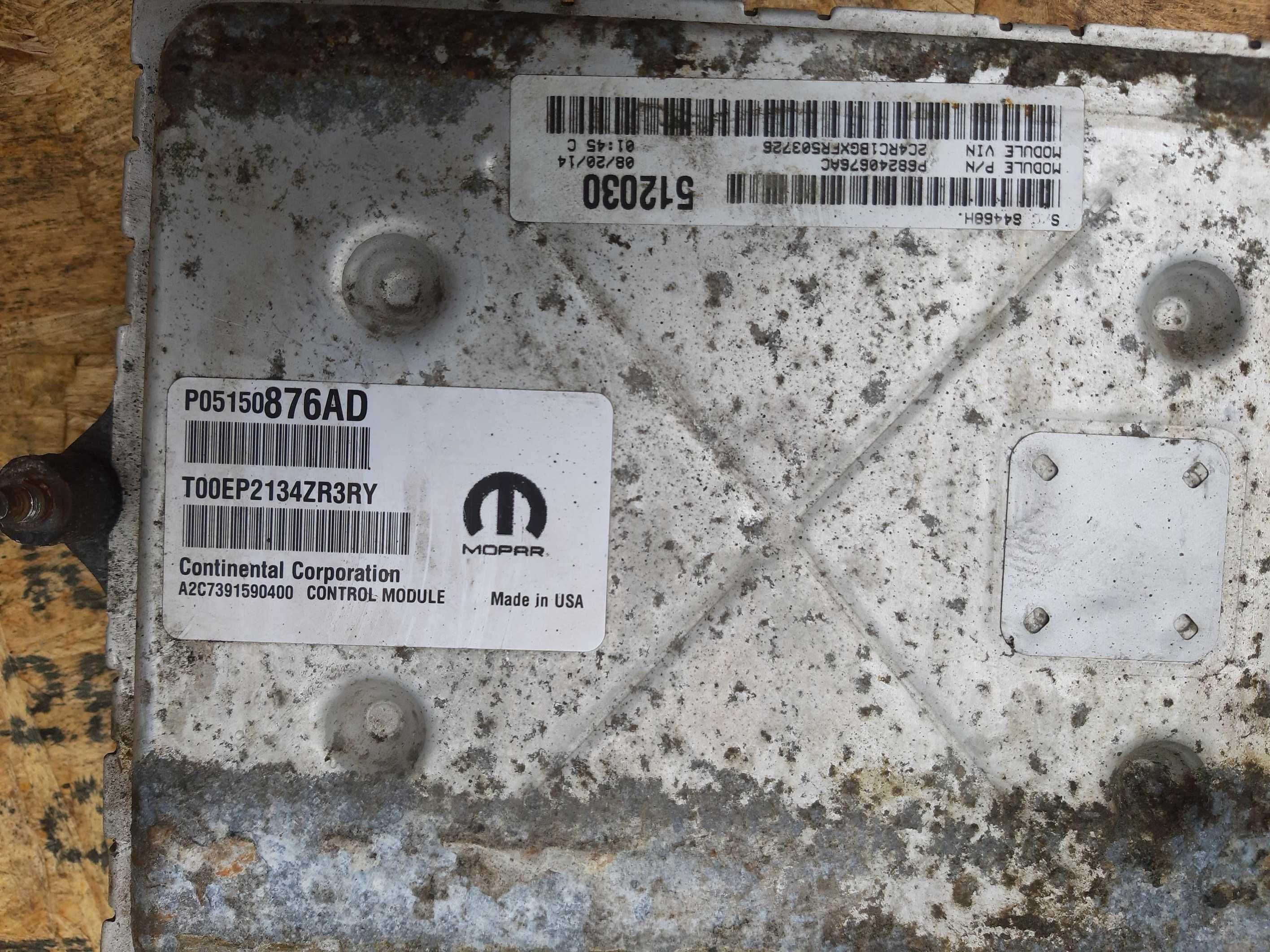 Komputer silnika Dodge Grand Caravan 2015r RT 3.6 kluczyk Voyager