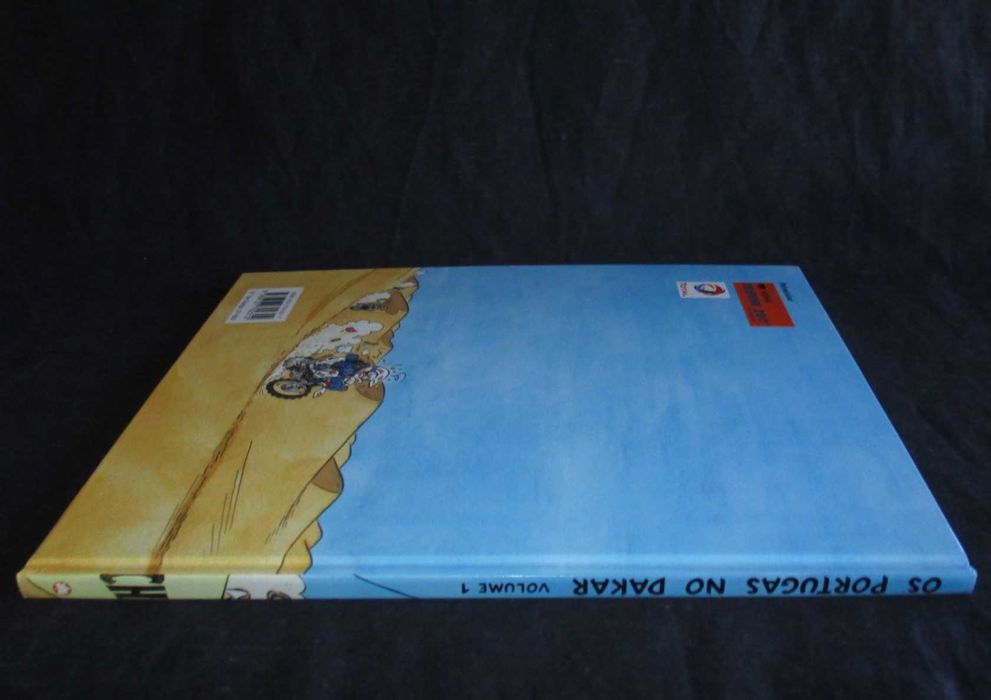 Livro BD Os Portugas no Dakar Luís Pinto Coelho e Elisabete Jacinto