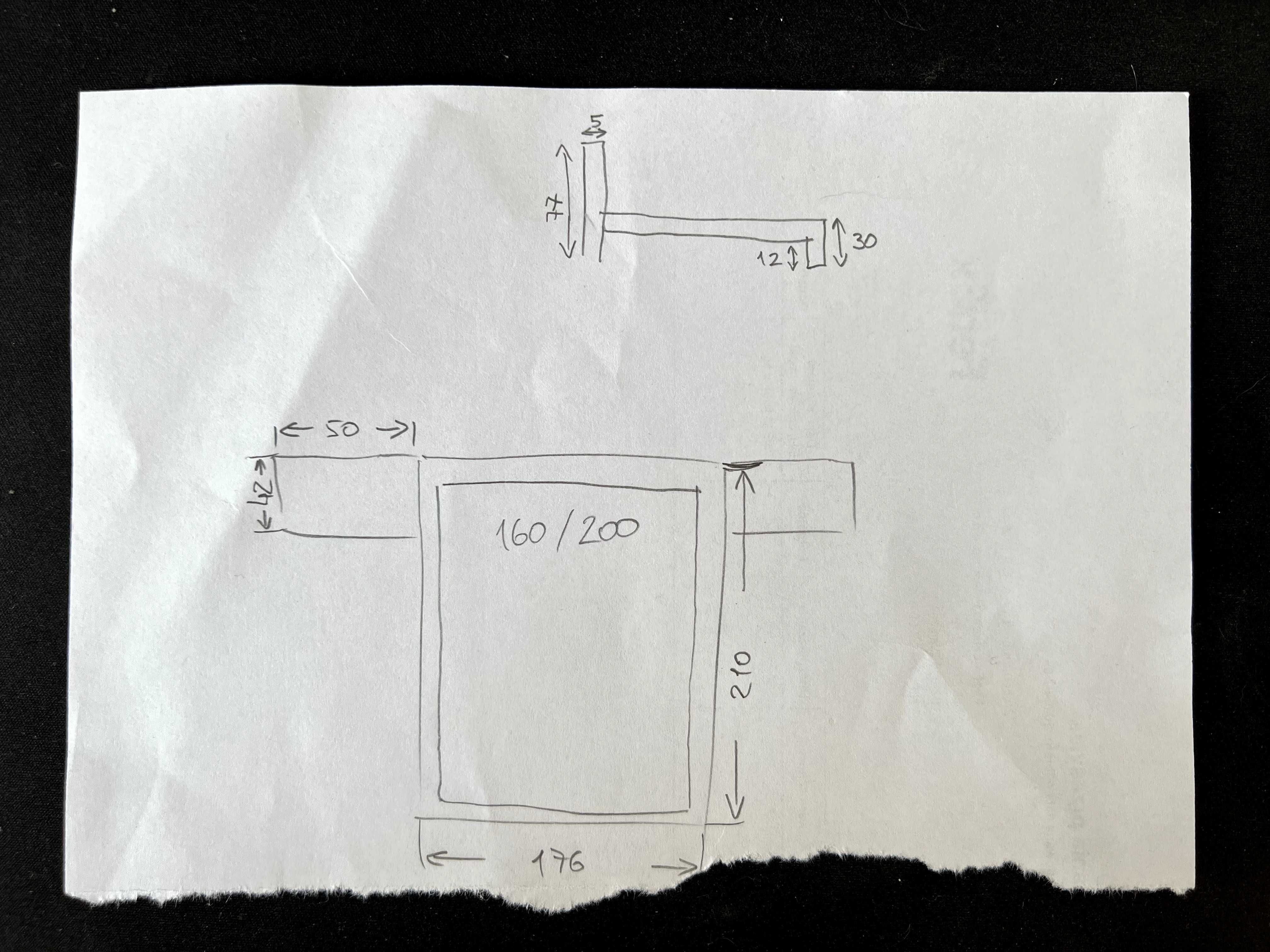 Lózko Ikea MALM 160x200 + stelaż + 2 komody