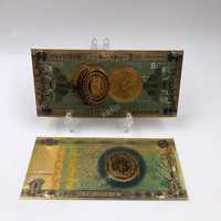 Позолочена сувенірна банкнота 1 Bitcoin
