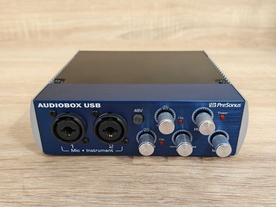 PreSonus AudioBox Studio interfejs + mikrofon+ słuchawki +okablowanie