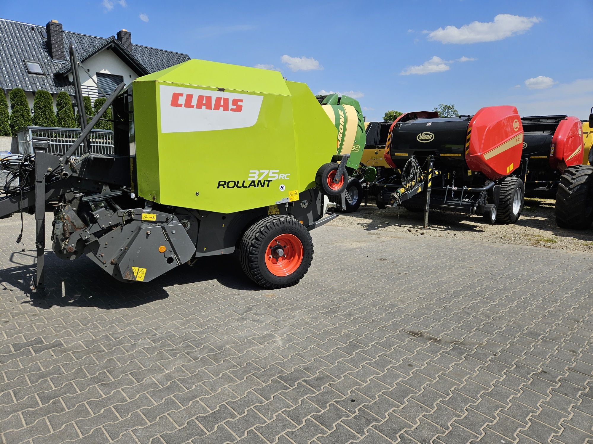 Claas Rollant 375RC Rok 2016 Siatka Noże Vicon