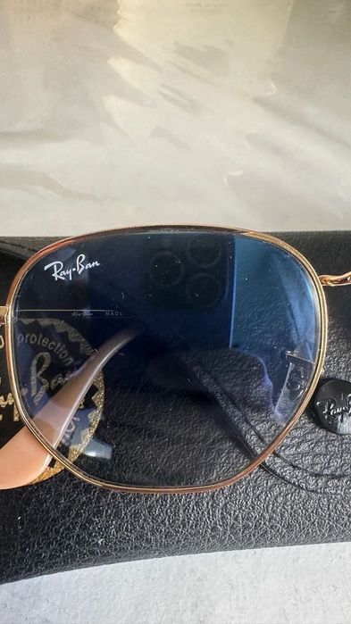 Óculos de Sol Ray-Ban Hexagonal Gold / Crystal Green