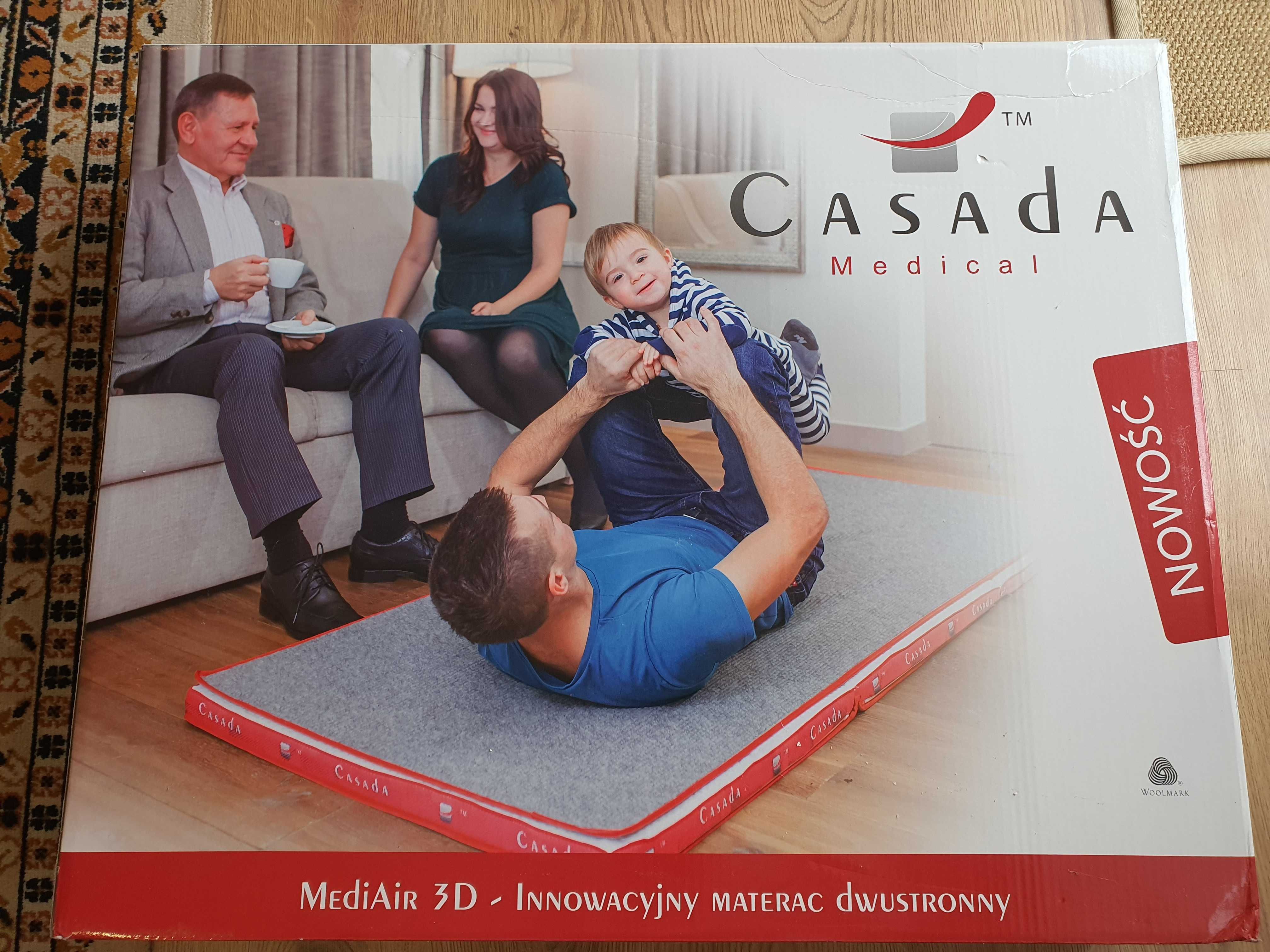 MediAir 3D firmy Casada materac rehabilitacyjny wełniany 80x200 nowy