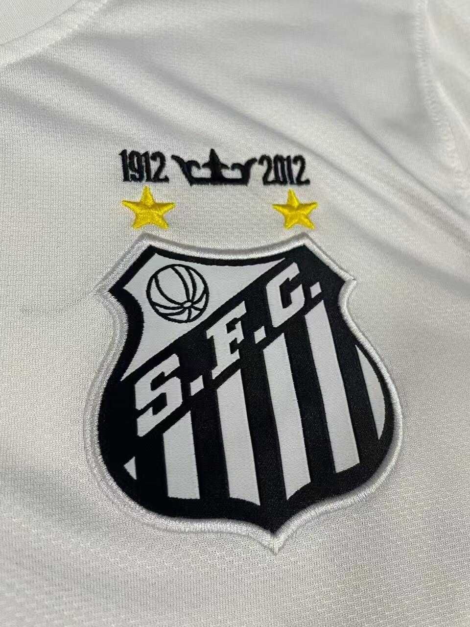Santos 11-12sezon domowa wersja fanowska koszulka retro 11# Neymar R.S