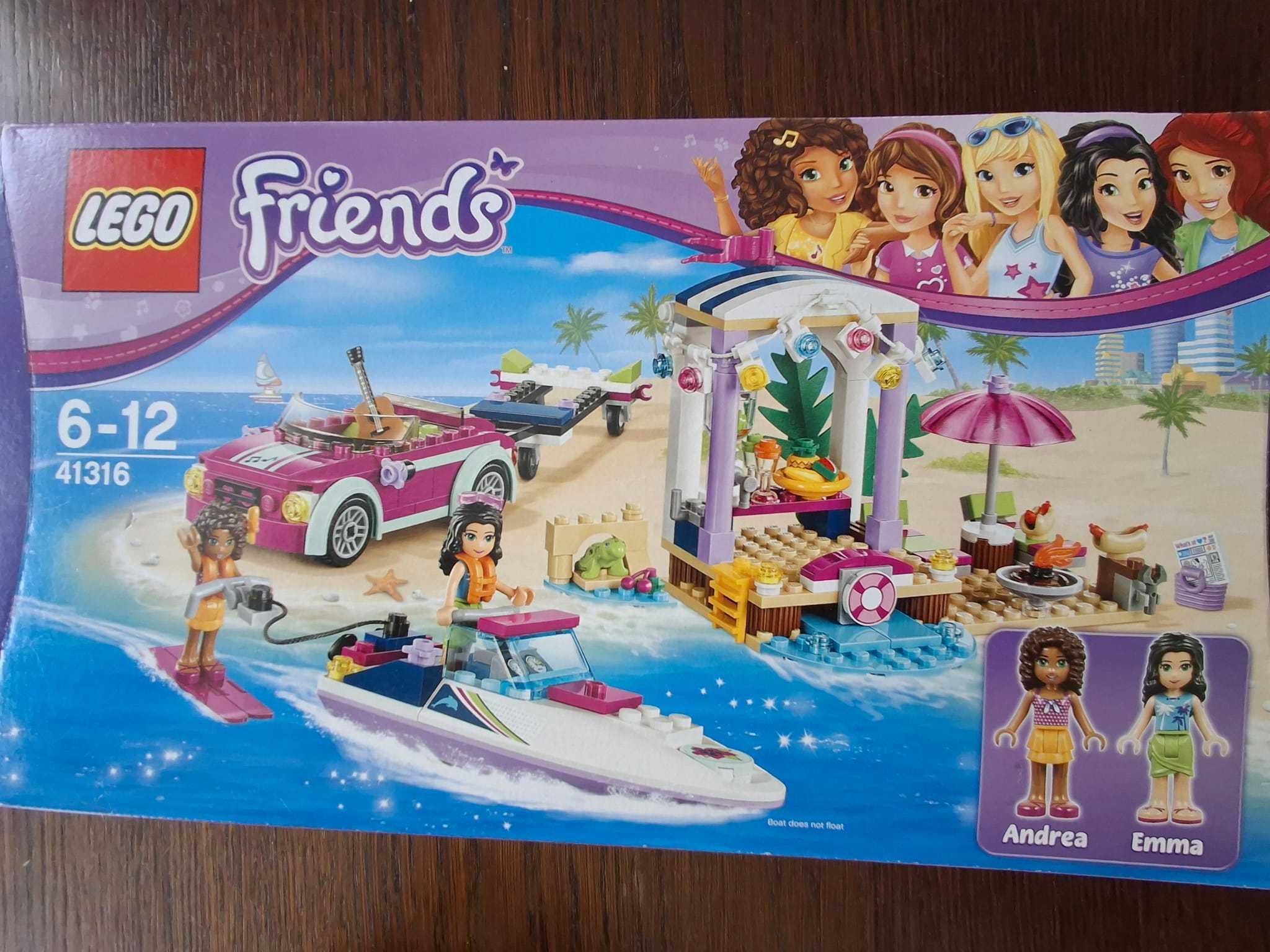 Lego Friends 41316 - Transporter motorówek Andrei - zestaw z pudełkiem