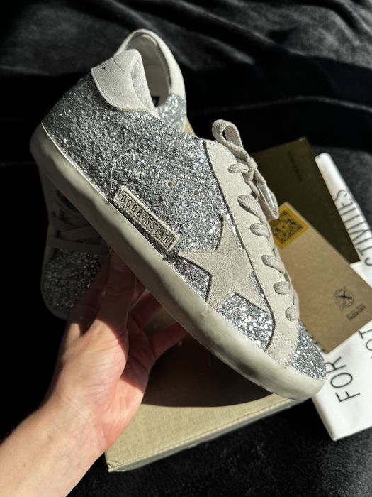 Кеди Golden Goose Silver Розмір 40 Голден Гус оригинал новые
