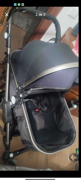 Carrinho de bebe trio  ( alcofa, ovo e cadeirinha)