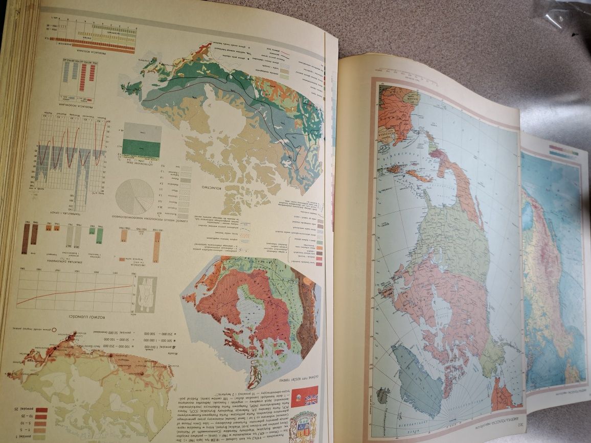Atlas świata. Wydawnictwo PWN 1962.