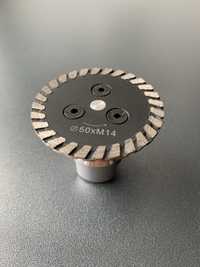 Алмазный диск, фреза для СВП. Диаметр 50 мм. Резба М14