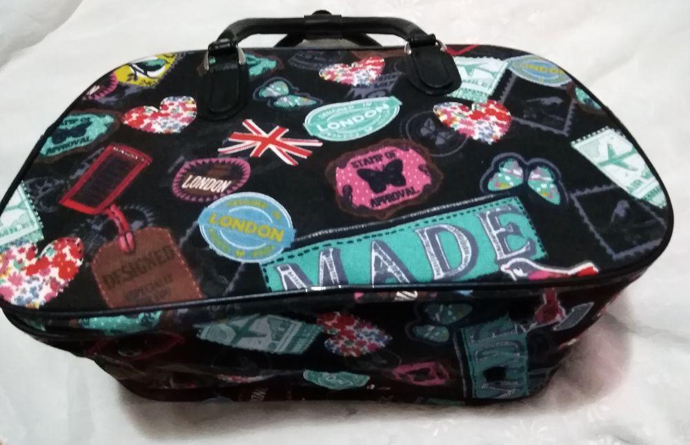 Mala / saco de viagem, fim-de-semana ou desporto, tema Londres