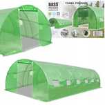 Tunel ogrodowy tunel foliowy 6x3x2m SZKLARNIA 18m2 FOLIAK 600x300cm