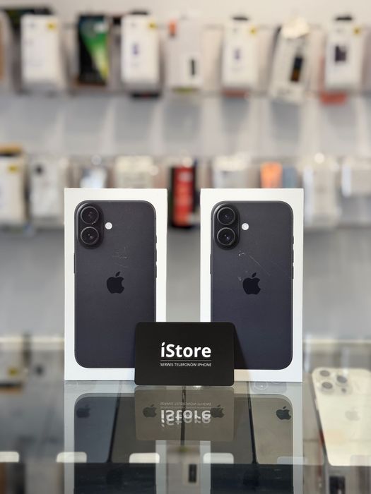 NOWY iPhone 16 • 128 GB • Ultramarine • Teal • White • Black • Pink •