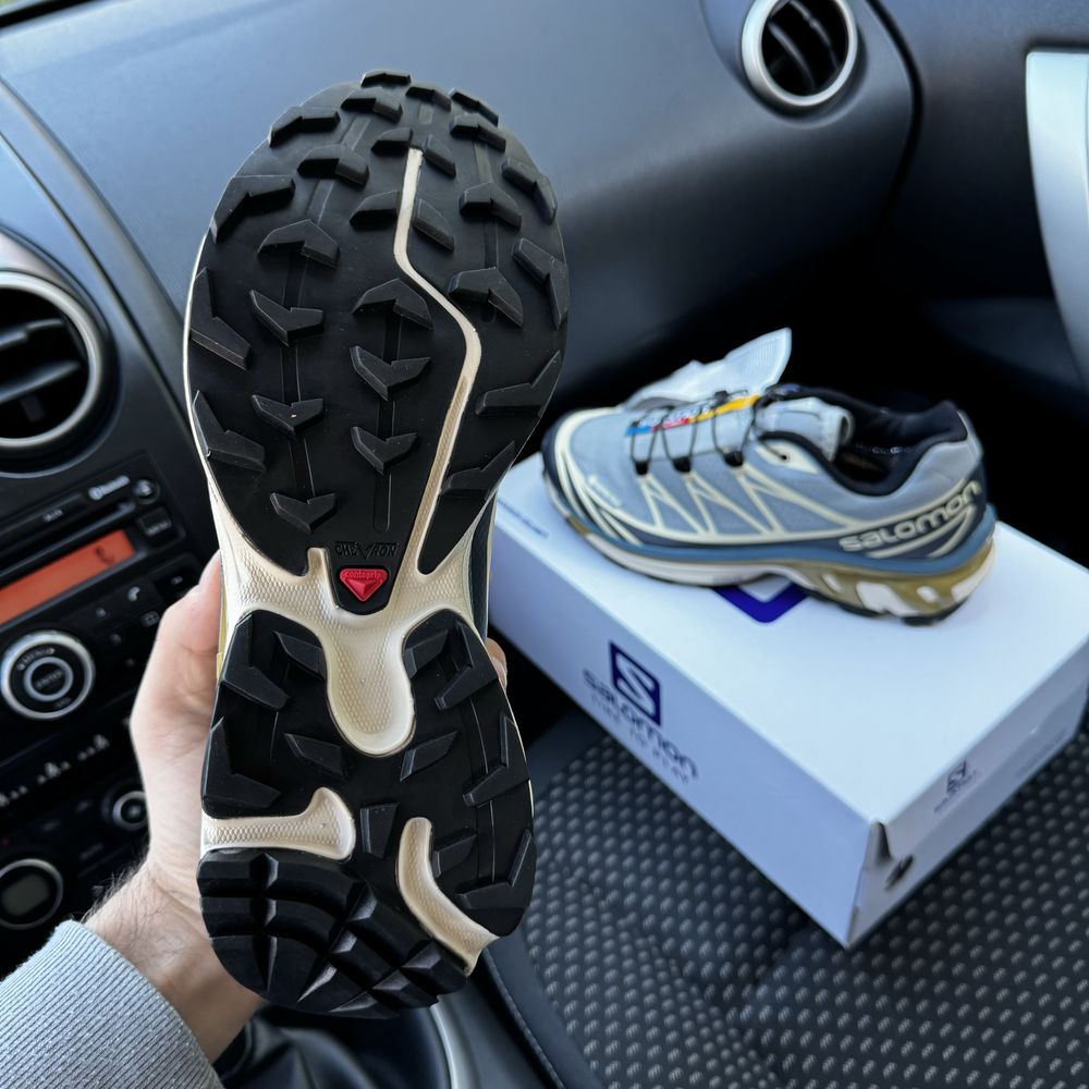 Чоловічі термо кросівки саломон Salomon XT6 beige Gore Tex осінь зима