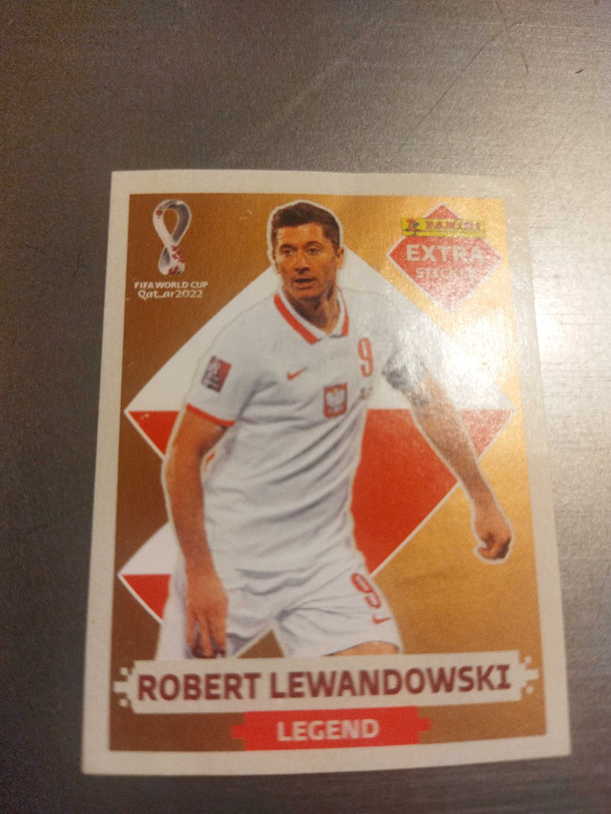 Cromo do Mundial Lewandowski Legend Bronze