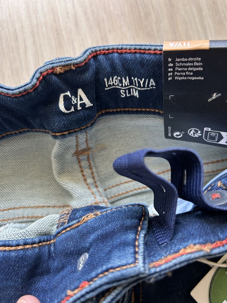Nowe dżinsy marki C&A rozmiar 146