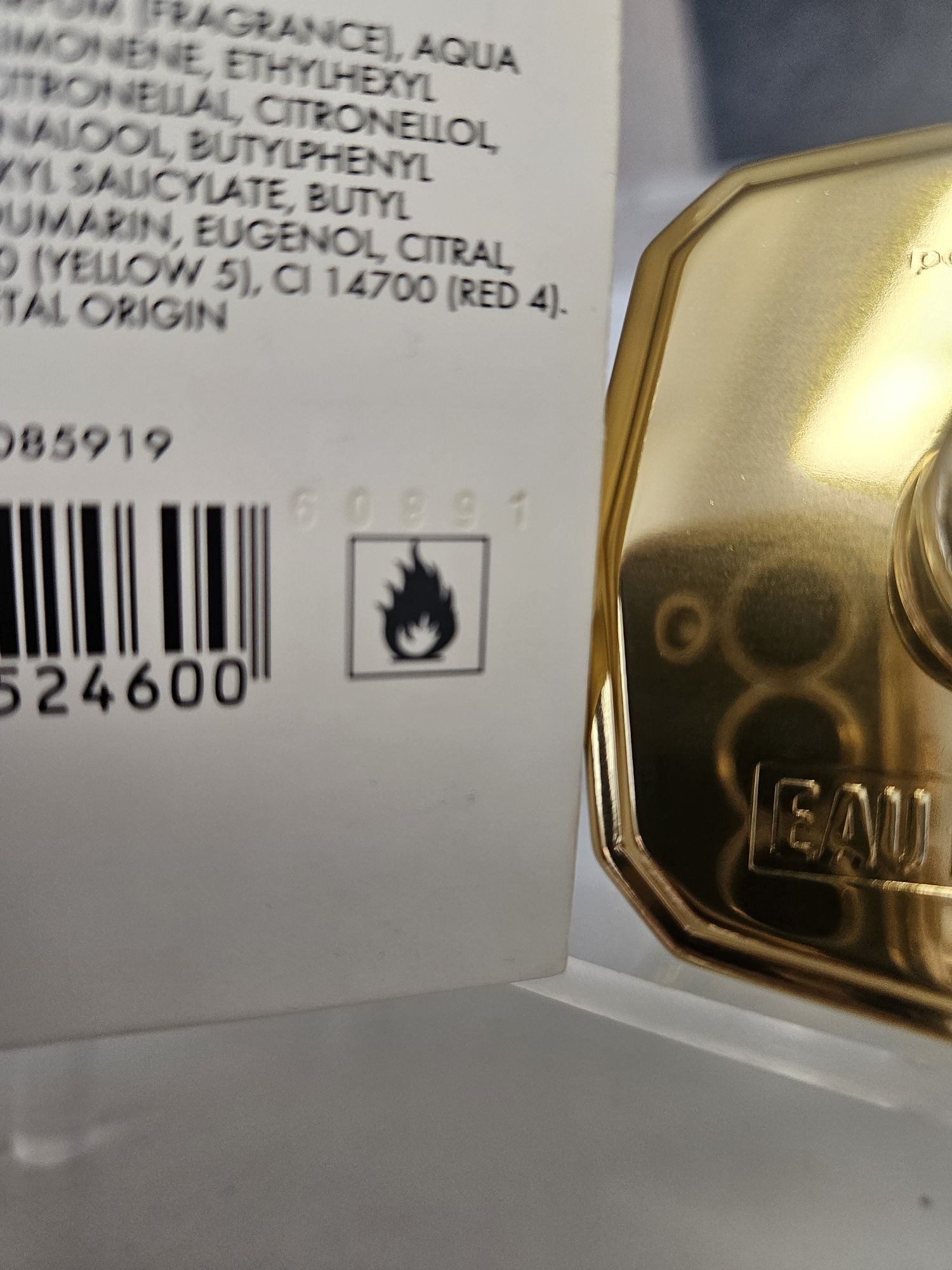 Paco Rabanne eu My Gold  Lady Million z 2016r edt 80ml