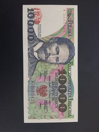 10000 zł 1987 seria A UNC