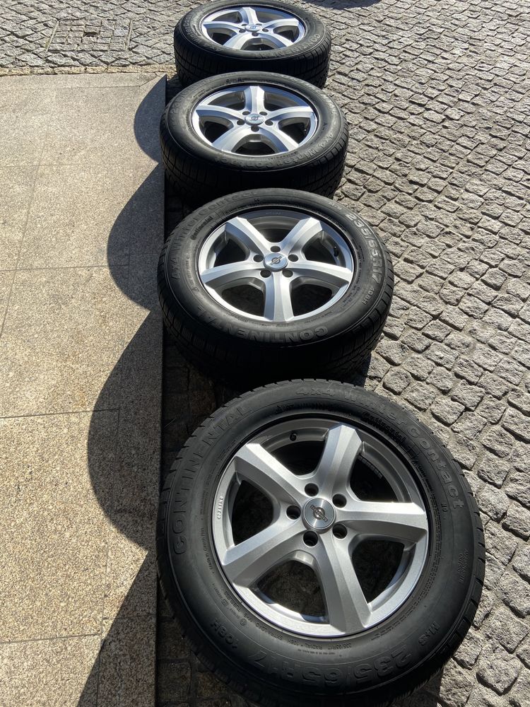 Jantes e pneus 235/65 R17