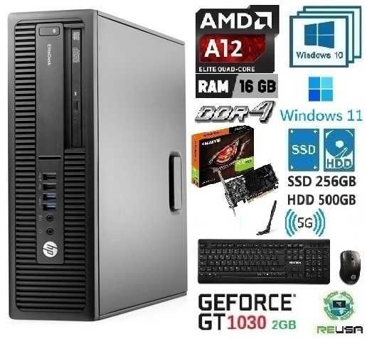 Gaming-LowCost HP-G3-6ªG-AMD-3.7G|16G.DDr4|SSD+HDD|GT1030-2G-D5|5G|W11