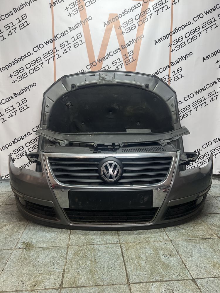 Бампер передній для Volkswagen Passat B6 2005-2010 под парктронік