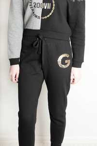 G by GUESS оригинал. Женские штаны джоггеры чёрные размер S спортивные