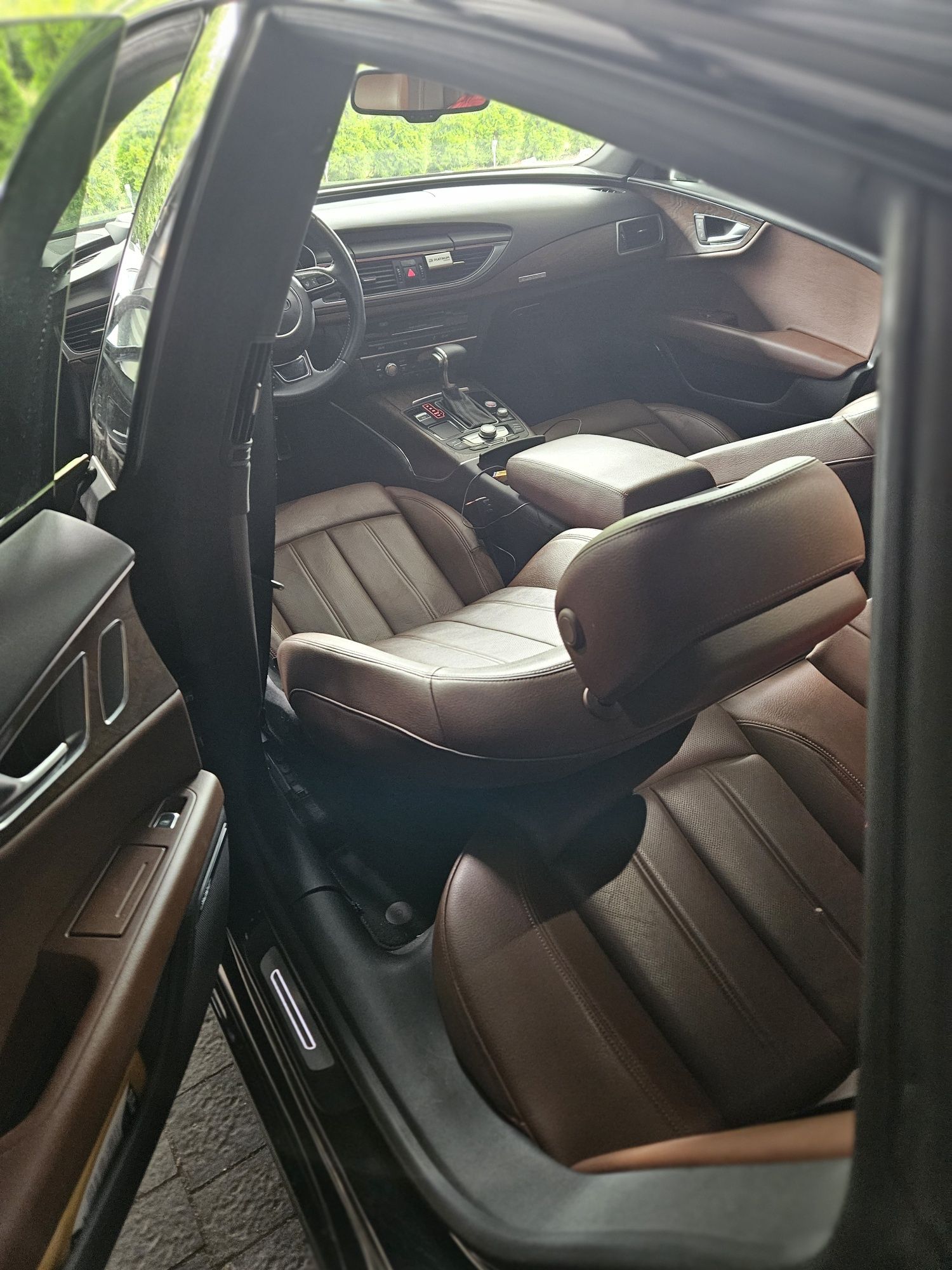 Audi a7 c7 3.0 tfsi wersja Prestige my2015 brązowy środek bez wkładu