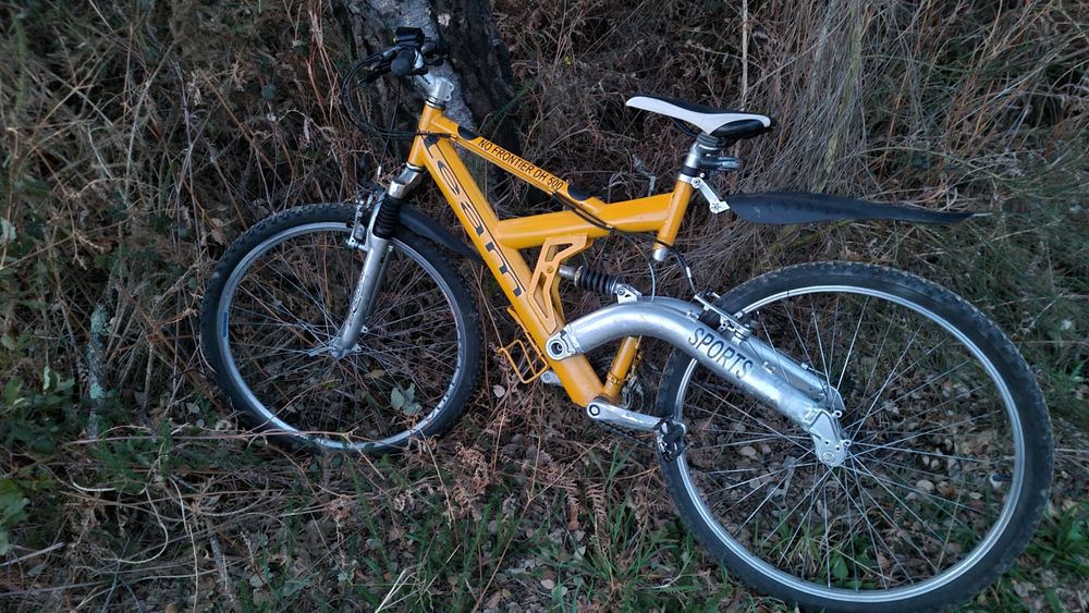 Bicicleta top usada