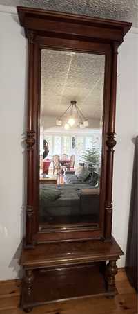 Przepiękne lustro z konsolą eklektyczne XIX wiek (