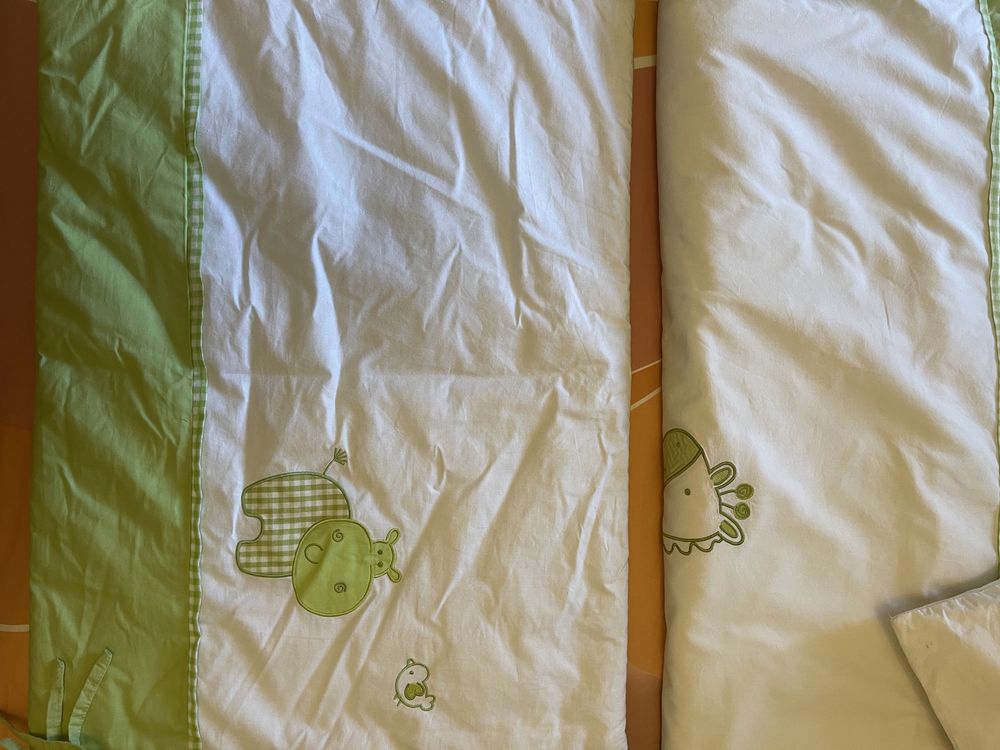 Постельный комплект детский PulsAnte (одеяло, подушка, бортики, бельё)