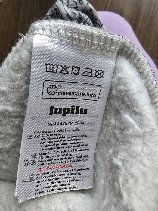 Bluza z kieszonką 110/116 Lupilu.