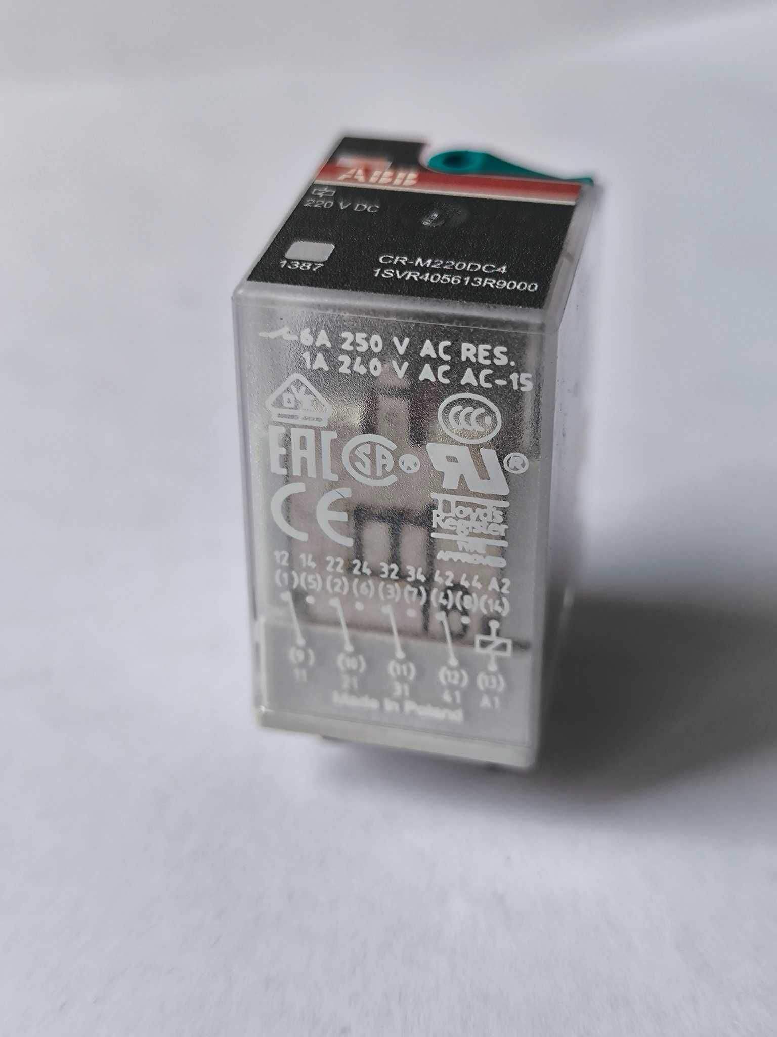 Реле проміжні CR-M024DC4, CR-M220DC4, CR-M230AC4 виробництва АВВ