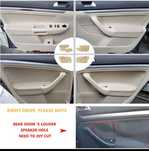 Forras portas pele beje Golf V e jetta 05-09