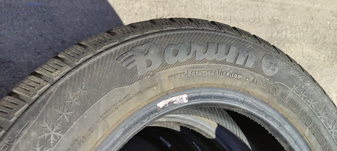 Opony zimowe z 2016r 6mm 155/80/13 Barum 7N