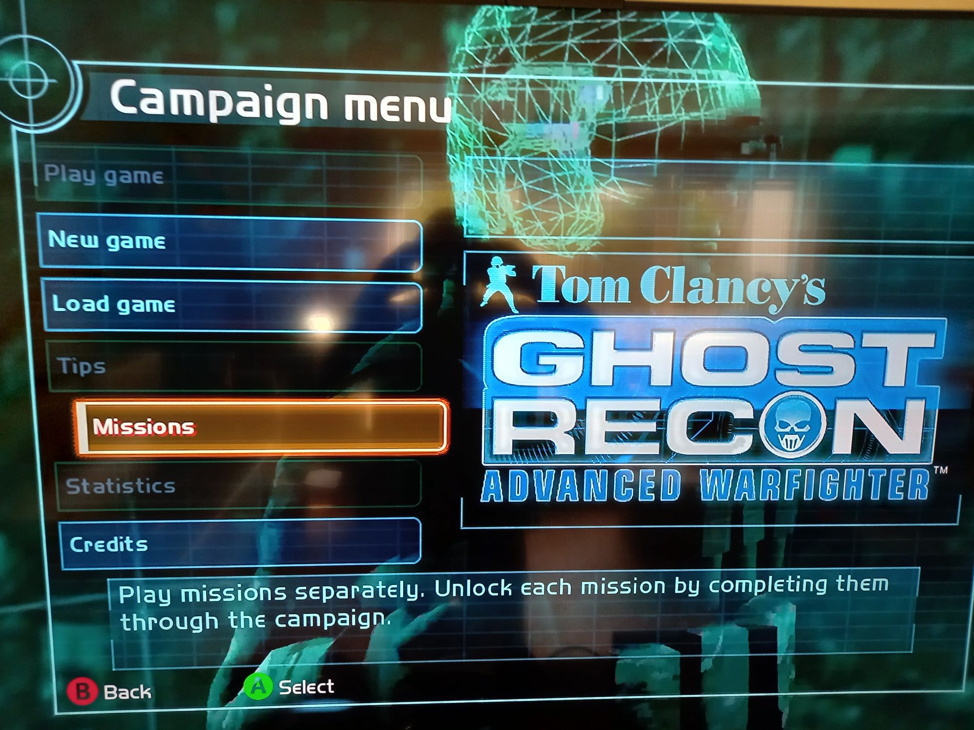 Gra Tom Clancy's Ghost Recon Advanced Warfighter na Xbox 360